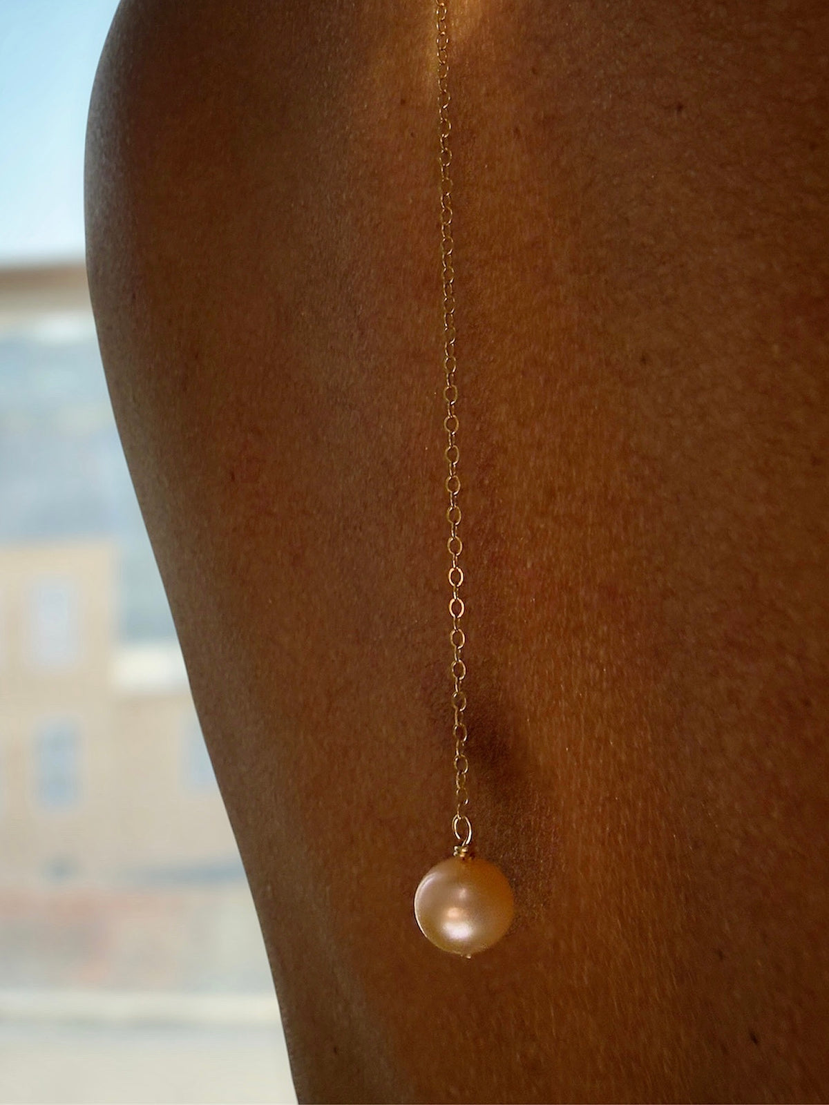 Duas – Kette mit zwei Süßwasserperlen, 14K Gold Filled