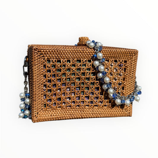 Itapuã – Handgefertigte Mini-Rattan-Tasche mit Struktur & Stil